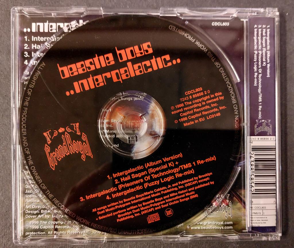 Beastie Boys CD-SINGLE NIEUW Intergalactic 1998, Verzenden, 1985 tot 2000, Nieuw in verpakking