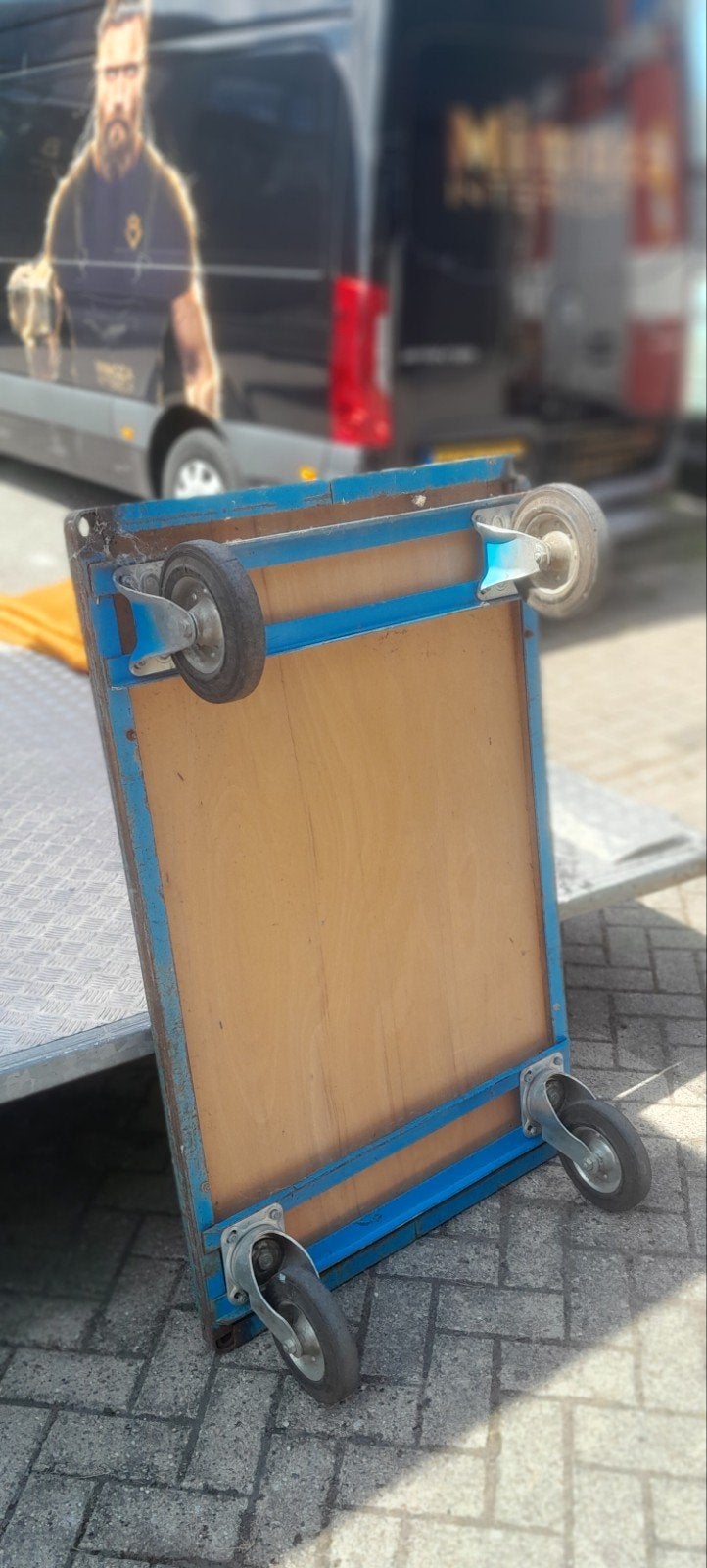 Plateauwagen  grote wielen voor zwaar gewicht 80x125, Doe-het-zelf en Verbouw, Ladders en Trappen, Ophalen, Minder dan 2 meter