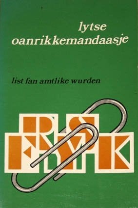 Lytse oanrikkemandaasje / wurdlist fan amtlike wurden, Boeken, Ophalen of Verzenden, Zo goed als nieuw