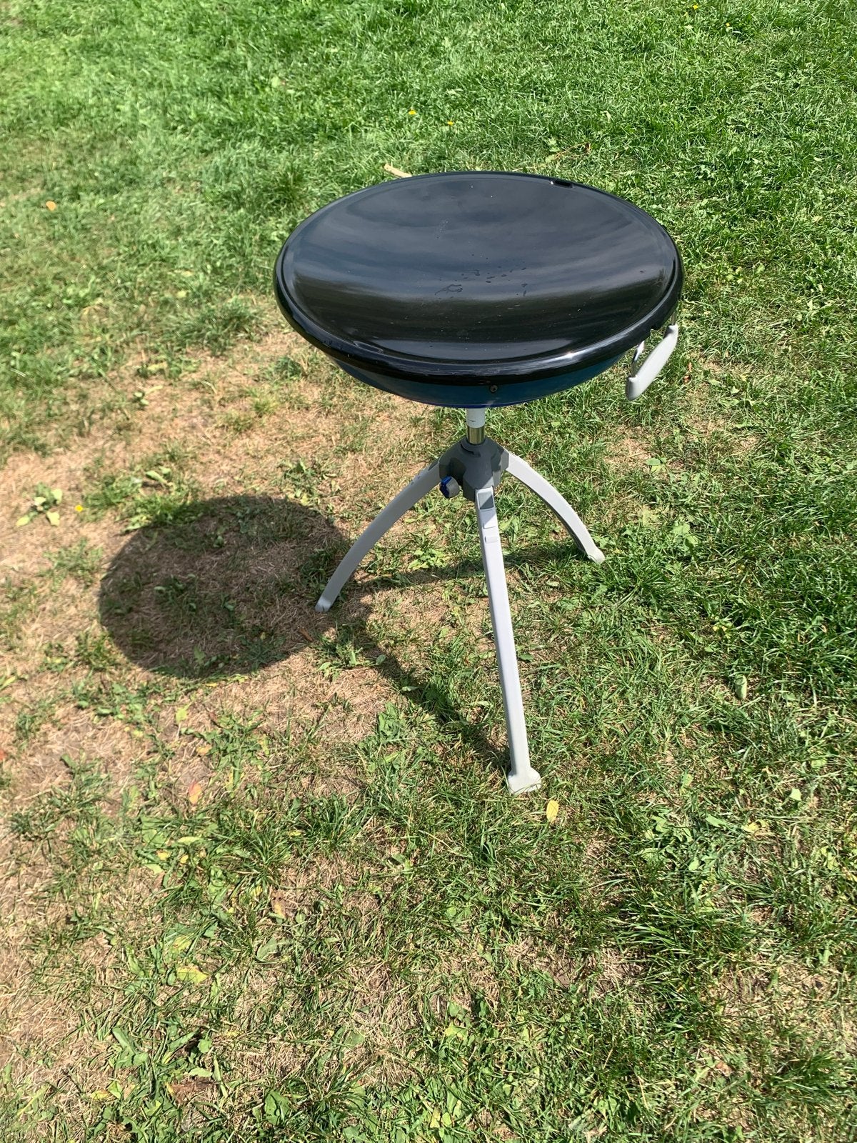 Skottelbraai met draagtas - Ideaal voor camping en tuin, Ophalen, Gebruikt