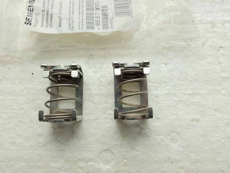 Siemens SIMATIC Schirmanschlussklemme 6ES7390-5CA00-0AA0, Ophalen of Verzenden, Nieuw