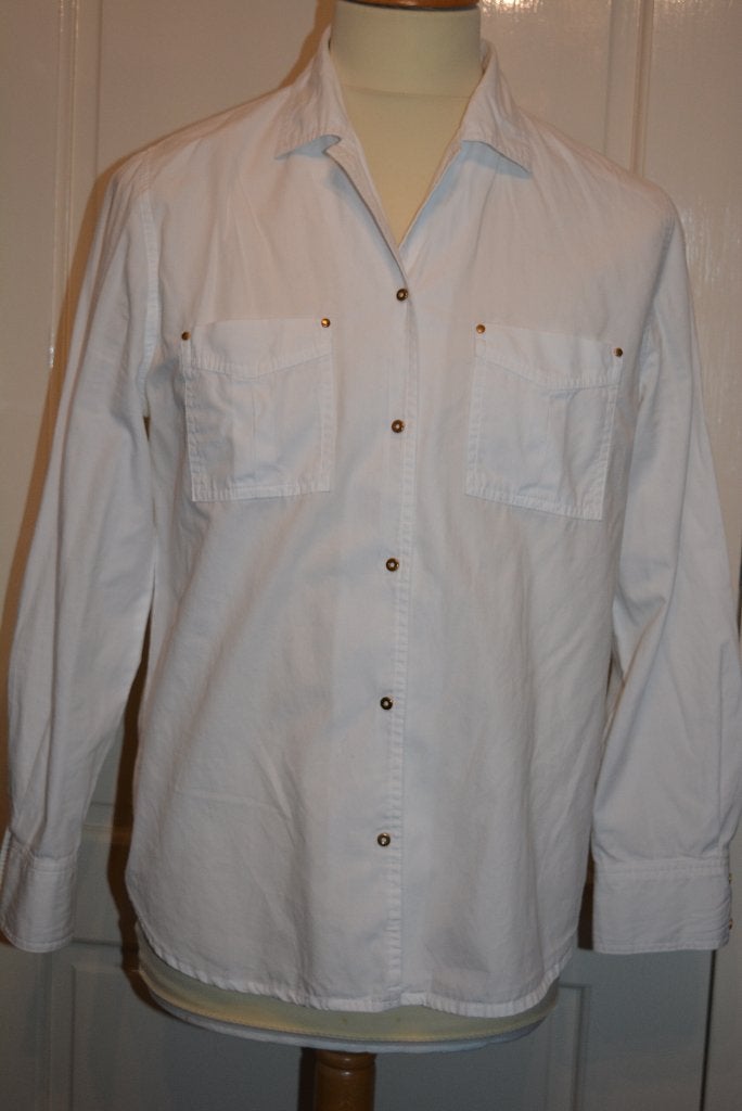 Informals, witte vlotte blouse, maat 40, Kleding | Dames, Maat 38/40 (M), Wit, Ophalen of Verzenden, Zo goed als nieuw
