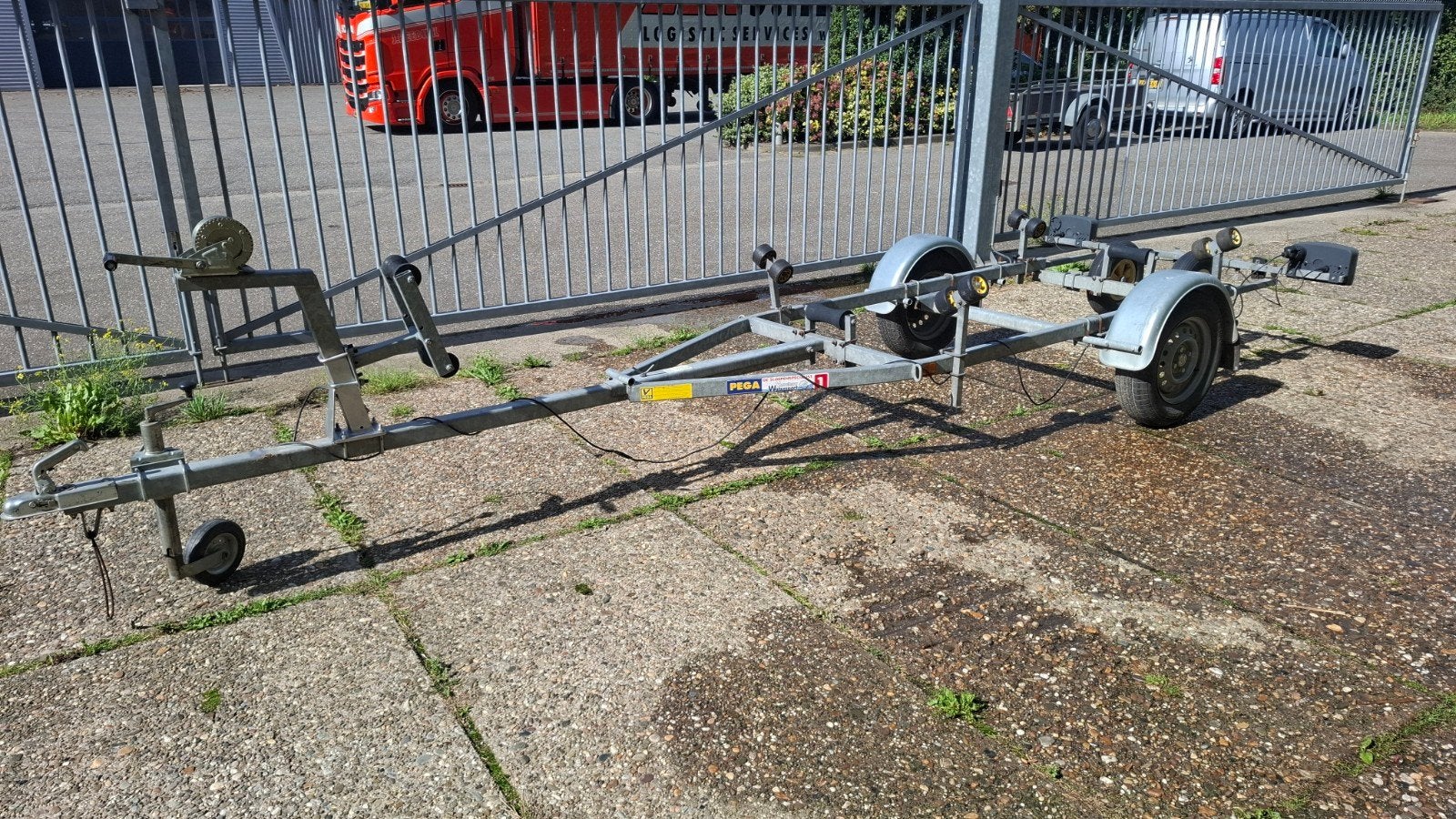 Pega SH 550-450 kanteltrailer boottrailer 750 kg as, Ophalen, Minder dan 1500 kg, Verstelbare verlichting, Overige typen