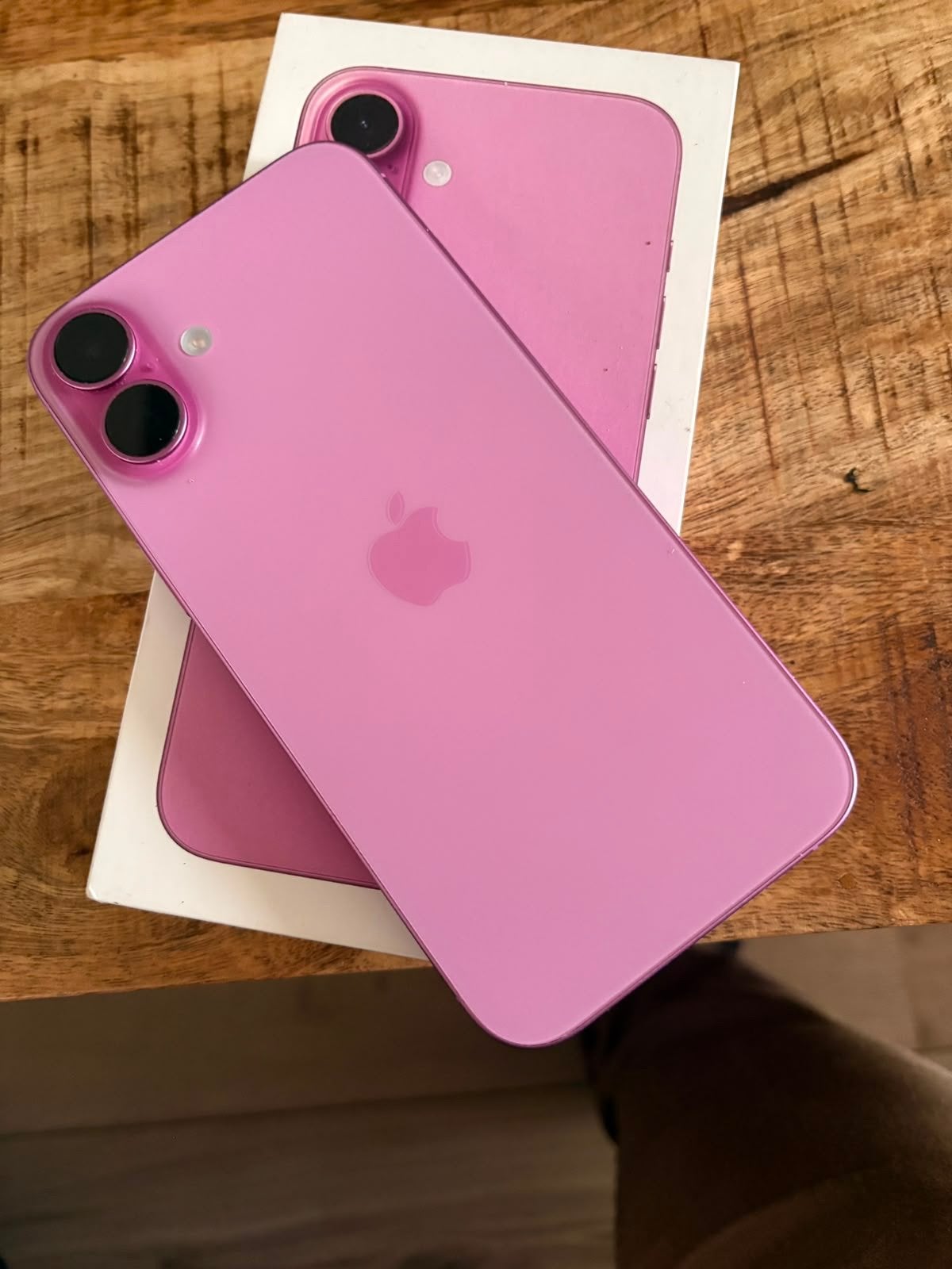 iPhone 16 Plus ruilen - Roze, 100% batterij, 95 cycli, 128 GB, IPhone 16 Plus, Ophalen of Verzenden, Zo goed als nieuw