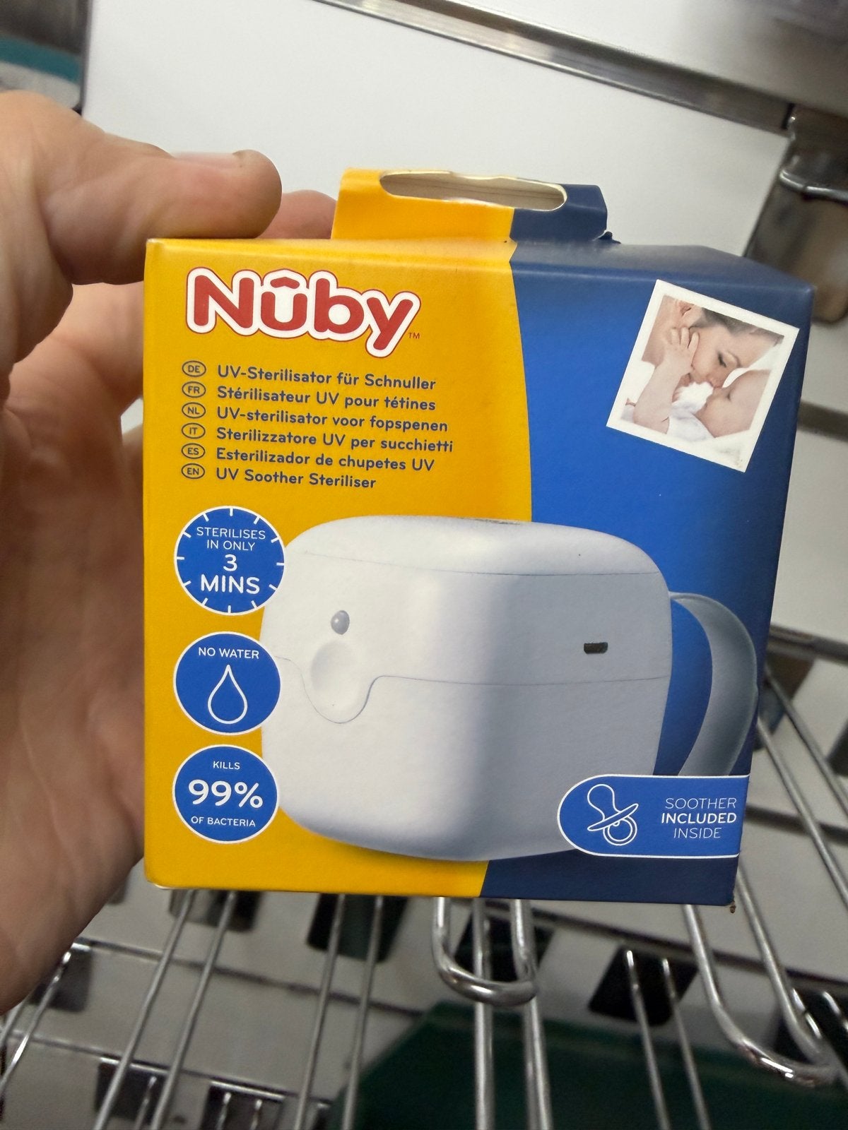 Nûby UV-sterilisator voor fopspenen, Nuby, Nieuw, Ophalen of Verzenden, Info