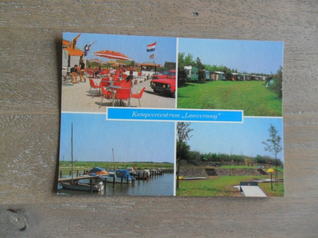 kampeercentrum restaurant Lauwersoog/terras, Verzenden, 1980 tot heden, Ongelopen, Gelderland