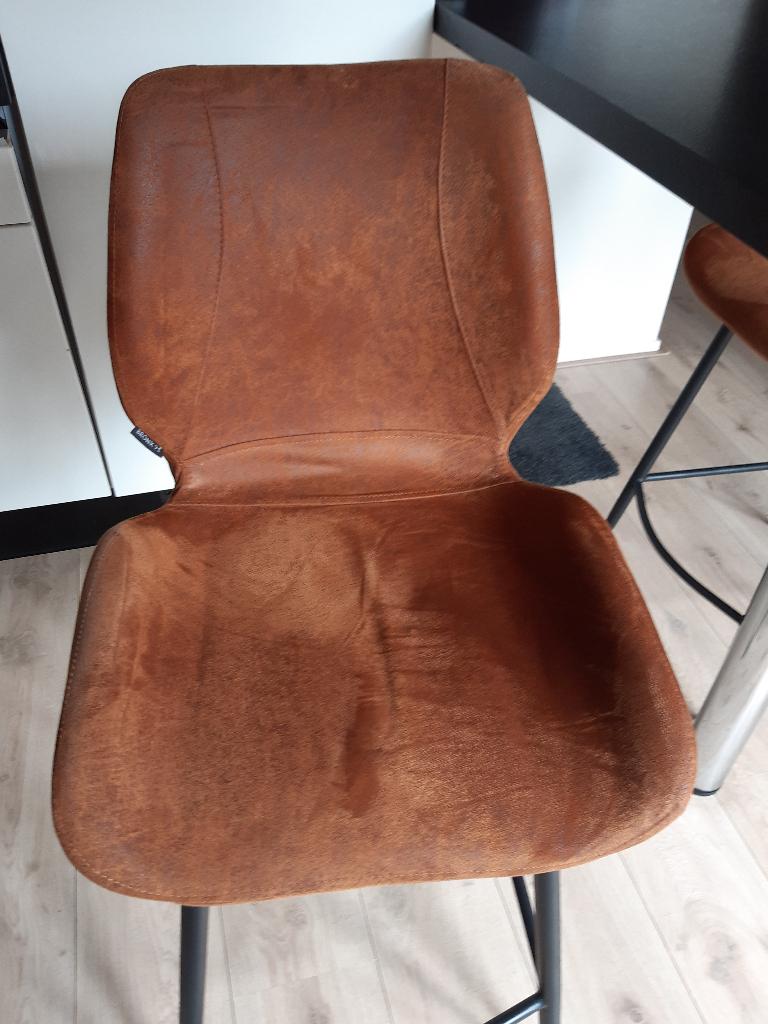 Barkrukken, Huis en Inrichting, Ophalen, Met voetsteun, 60 tot 90 cm, Zo goed als nieuw