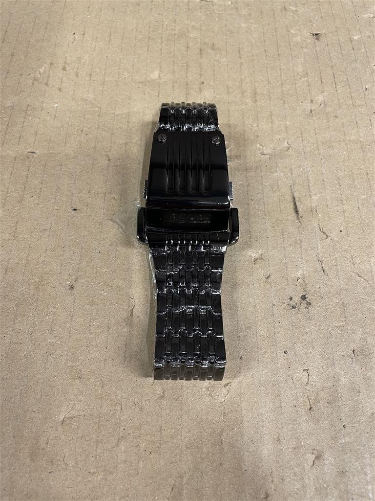 Iron man horloge - LED digitaal horloge zwart, Ophalen of Verzenden, Zo goed als nieuw, Zwart, Zilver
