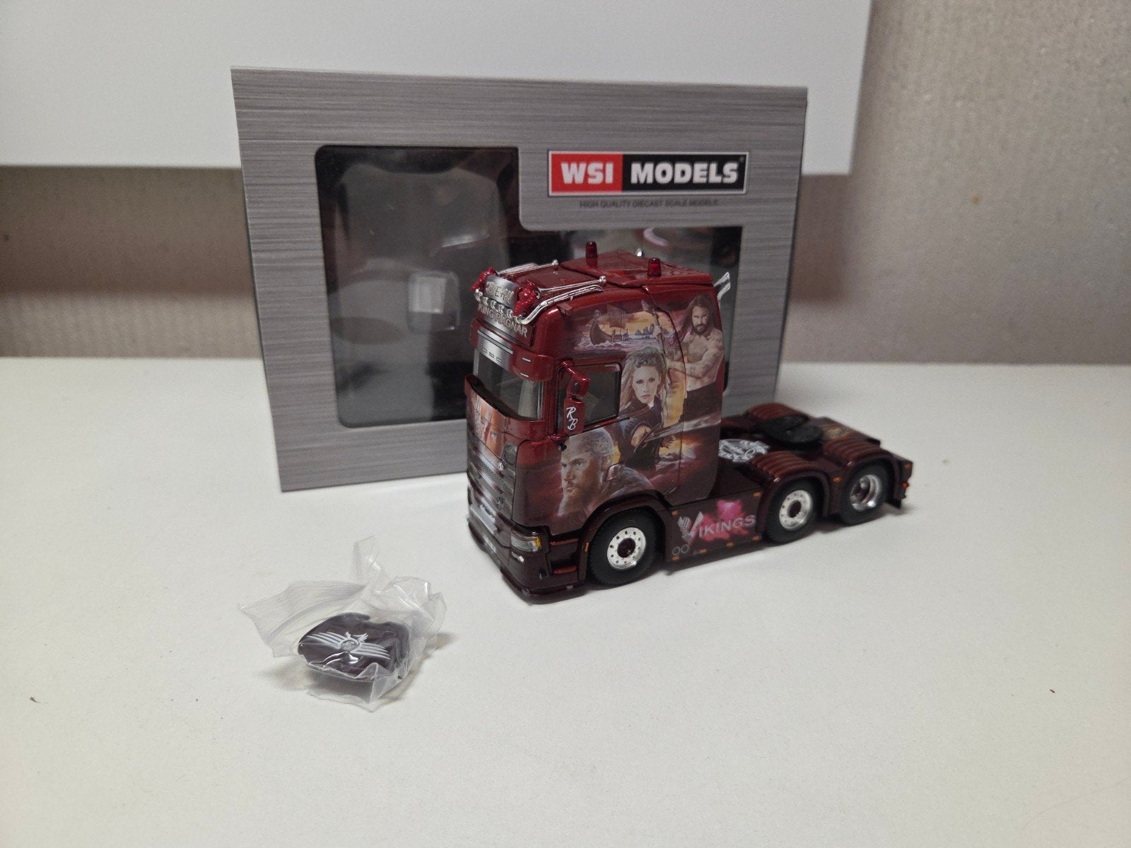 WSI Scania S Highline Transport Beau nieuw, Ophalen of Verzenden, Nieuw, Bus of Vrachtwagen, Wsi