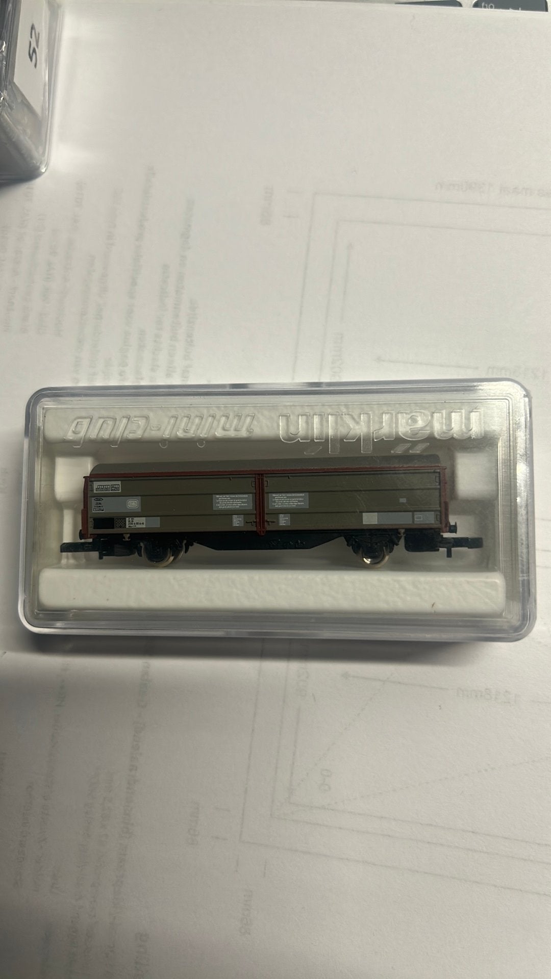 Marklin miniclub z spoor gesloten wagons, Wisselstroom, Wagon, Ophalen of Verzenden, Zo goed als nieuw