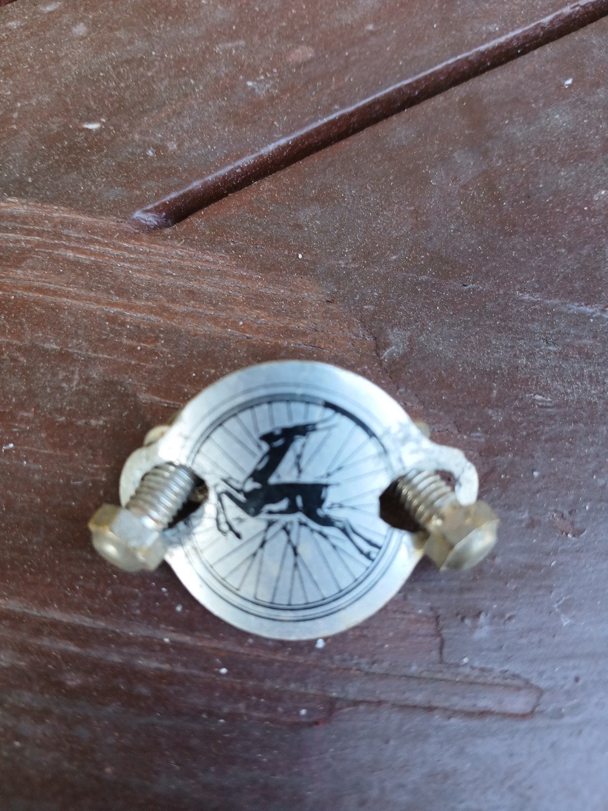 Embleem van Gazelle met bevestigingsmateriaal, Ophalen