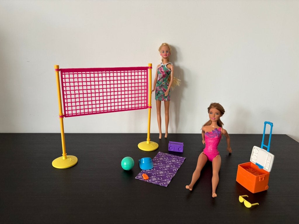 Strandset inclusief twee barbies, Ophalen of Verzenden, Zo goed als nieuw, Overige typen