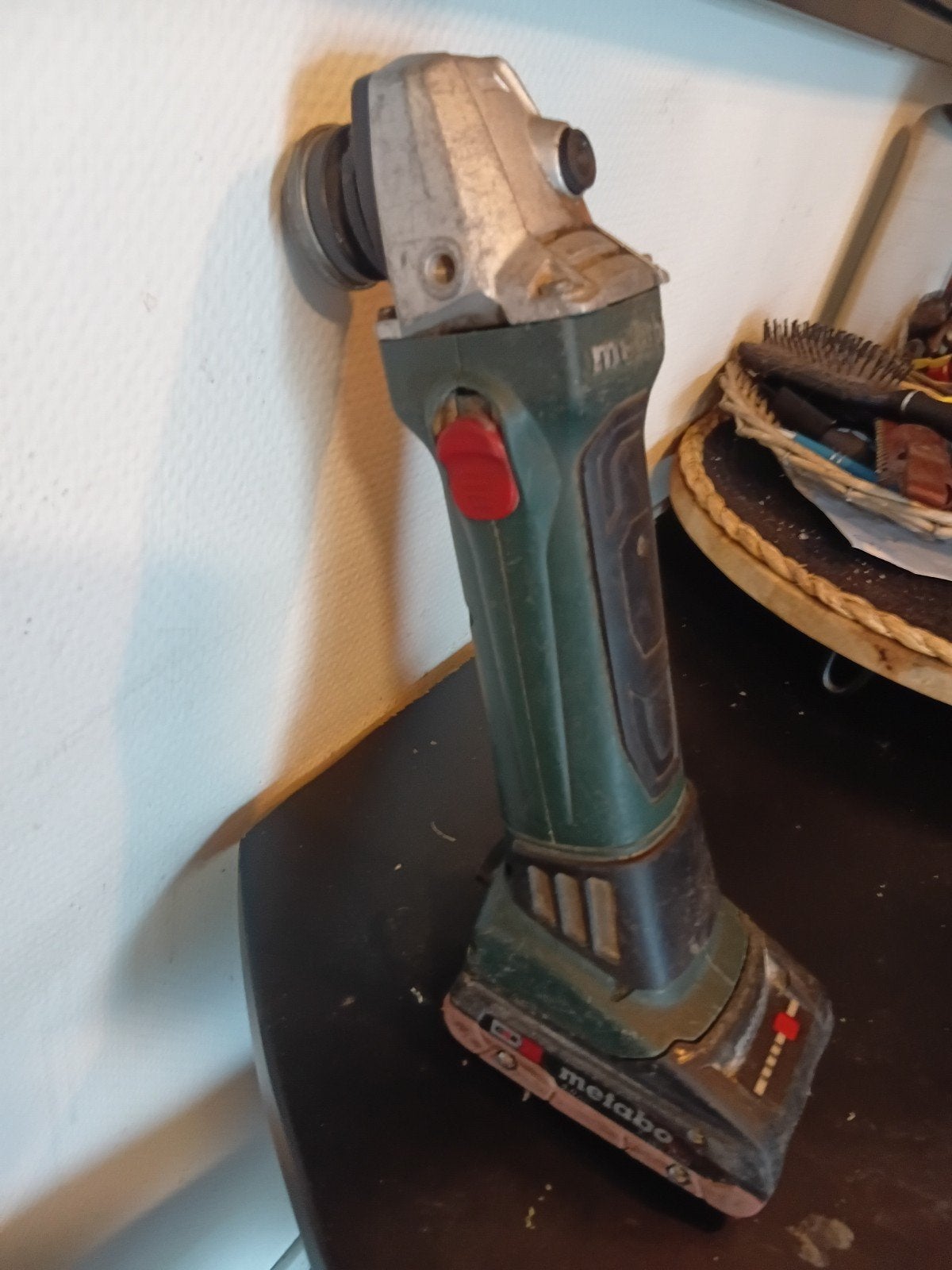 Metabo Haakse Slijper - Accu - Gebruikt, Ophalen of Verzenden, Gebruikt, Haakse slijper
