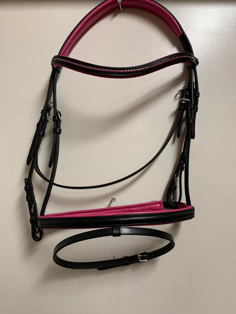 Harry’s horse hoofdstel zwart roze Full nieuw, Ophalen of Verzenden, Nieuw