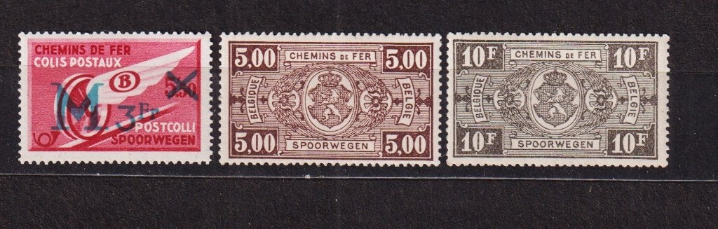 België spoorwegzegels 1939-1940 TR210-212 **, Ophalen, Postfris, Postfris
