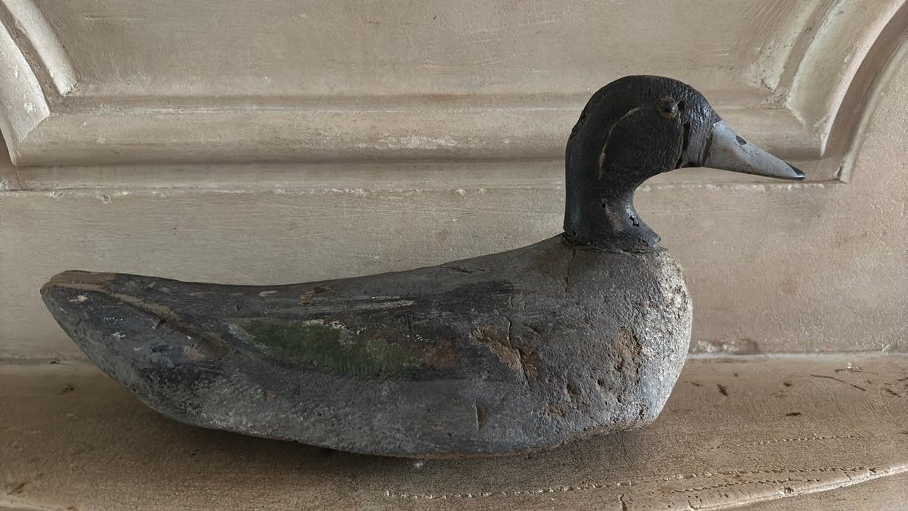 Oude lokeend carlotte antiek en brocante, Antiek en Kunst, Ophalen of Verzenden