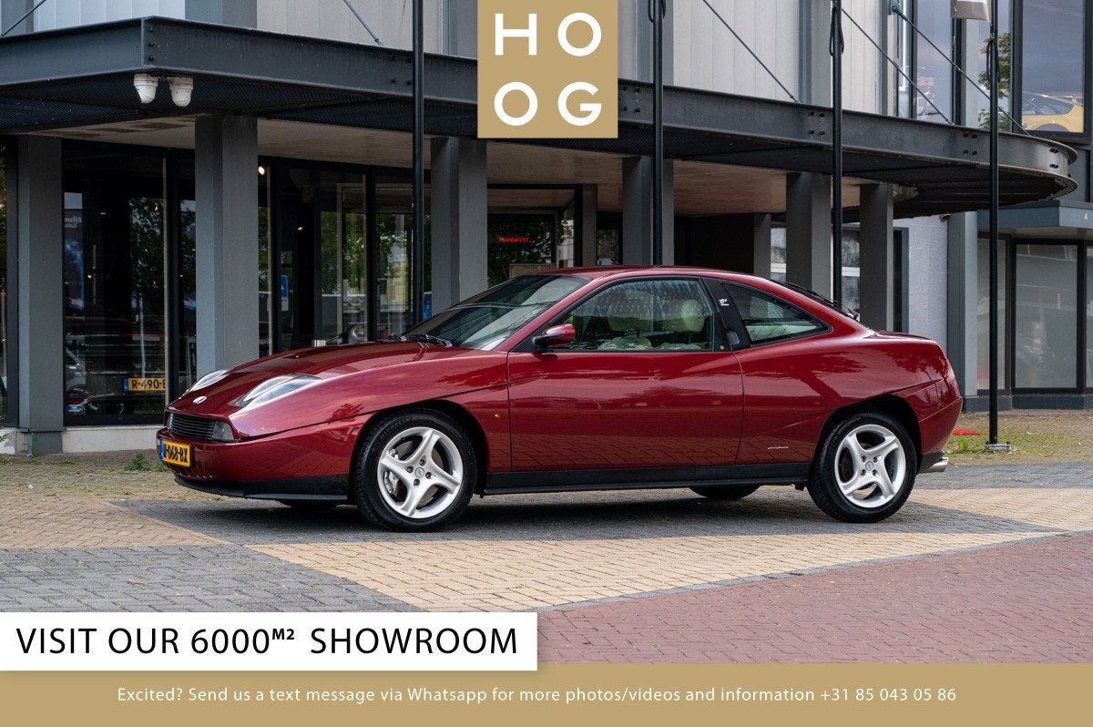 Fiat Coupe 2.0-20V TURBO (bj 1997), Auto's, Gebruikt, Overige kleuren, 4 stoelen, Leder