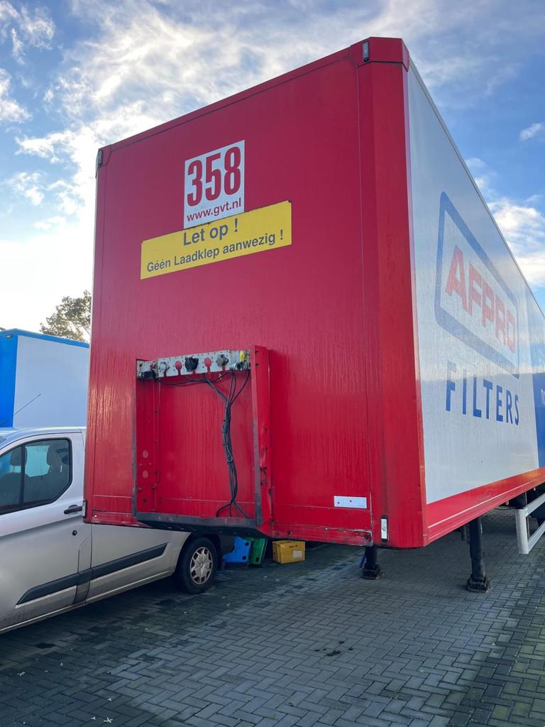 Tracon TO 2 2 assige kasten trailer, Overige brandstoffen, Wit, Origineel Nederlands, Bedrijf