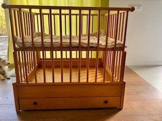 Baby Box, opvouwbaar, verstelbaar in hoogte met lade., Ophalen, Gebruikt, Overige typen