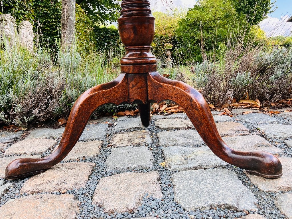 Prachtige 18de eeuwse patina Tilt-top wijntafel, Ophalen
