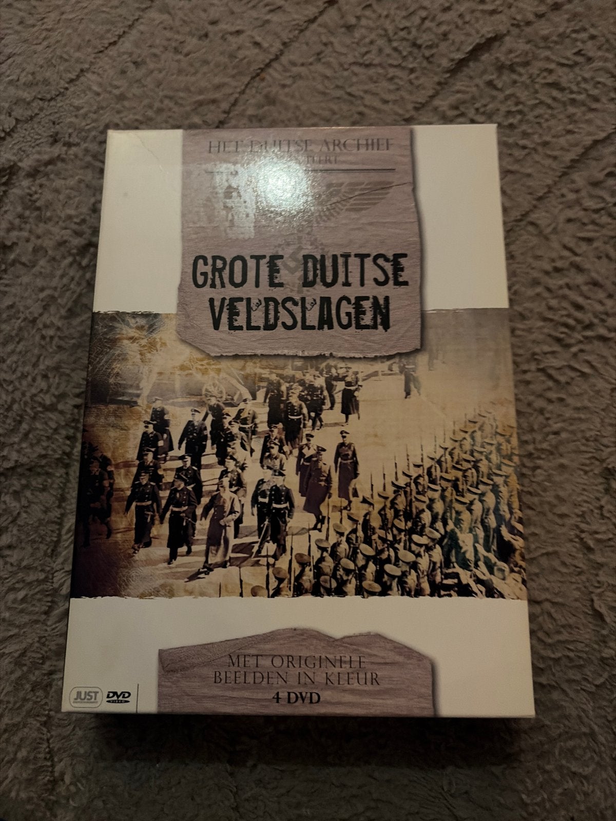 Grote Duitse Veldslagen - 4 DVD Boxset, Oorlog of Misdaad, Nederlands, Duits, Ophalen of Verzenden