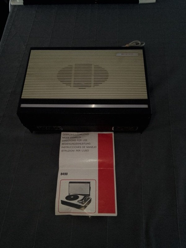 Aristona platenspeler-33/45/75 toeren, Ophalen of Verzenden, Gebruikt, Platenspeler, Philips
