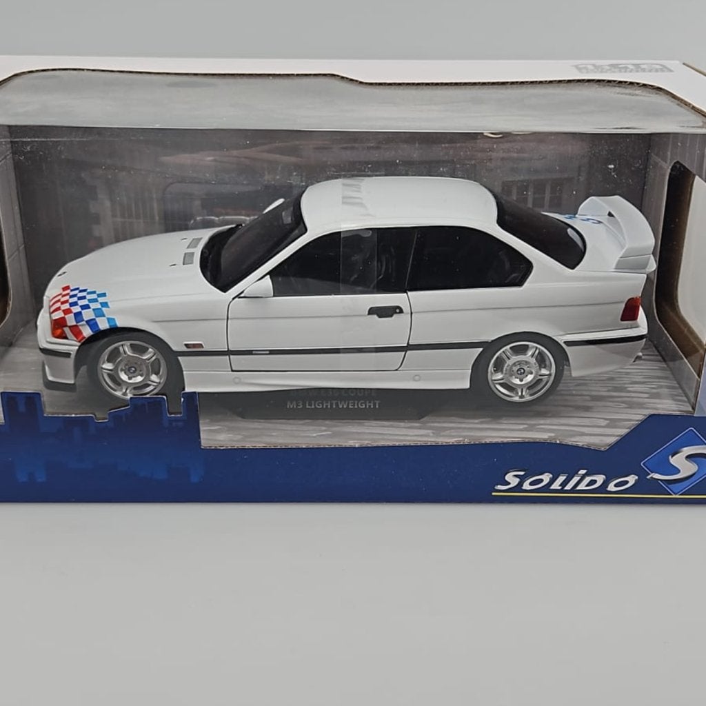 BMW E36 M3 Coupe Lightweight 1:18 Solido Wit | Nieuw, Flex Ltd., Nieuw, https://flex.com/contact-us, Nobelstraat 10, 5807 GA Oostrum LB, Limburg, Nederland