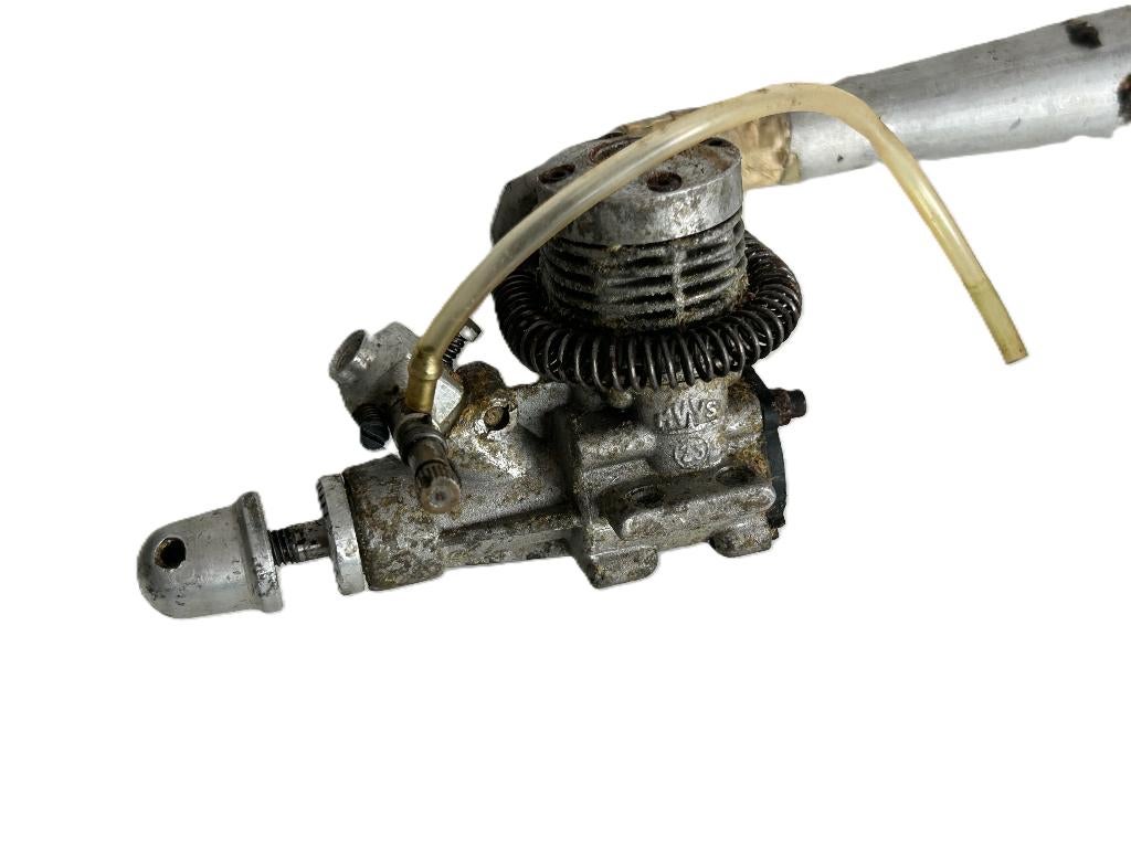 MVVS 25 nitro motor + uitlaat rc vliegtuig, Ophalen of Verzenden, Nitro