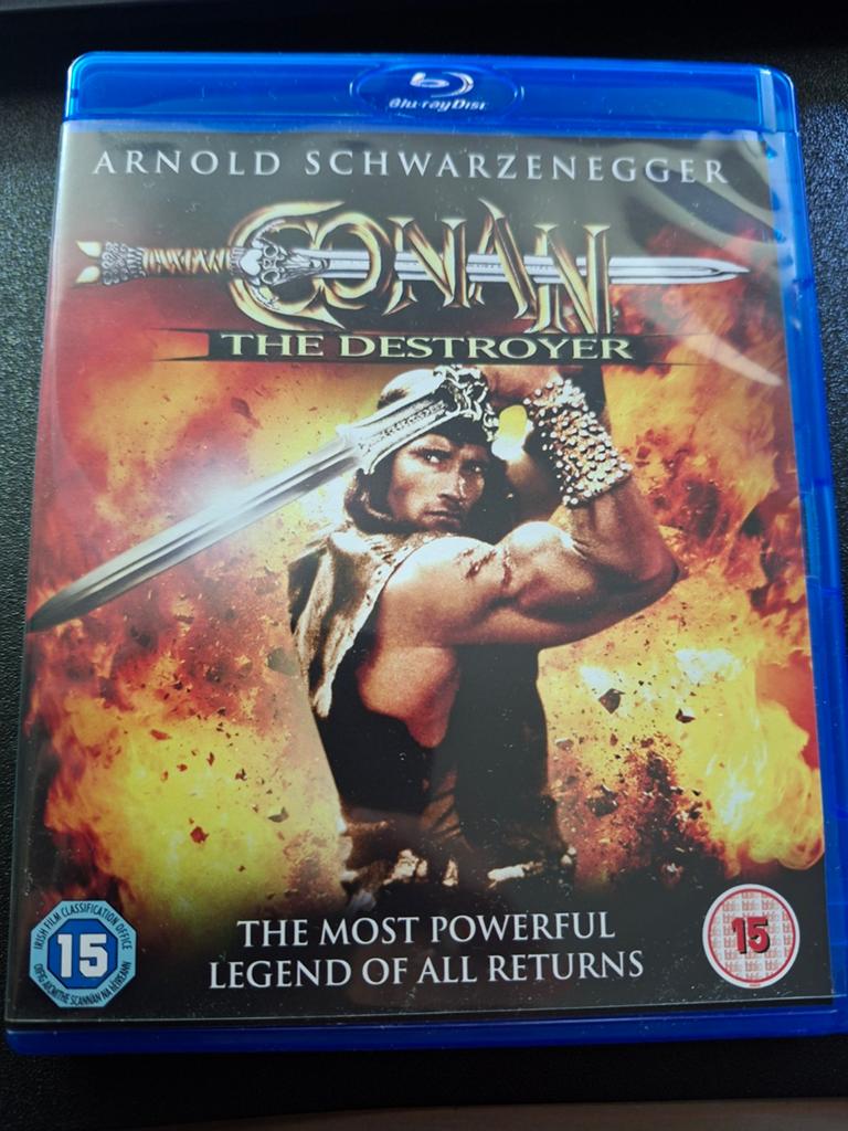 Conan The Destroyer - Blu-ray, Cd's en Dvd's, Blu-ray, Zo goed als nieuw, Actie, Ophalen of Verzenden