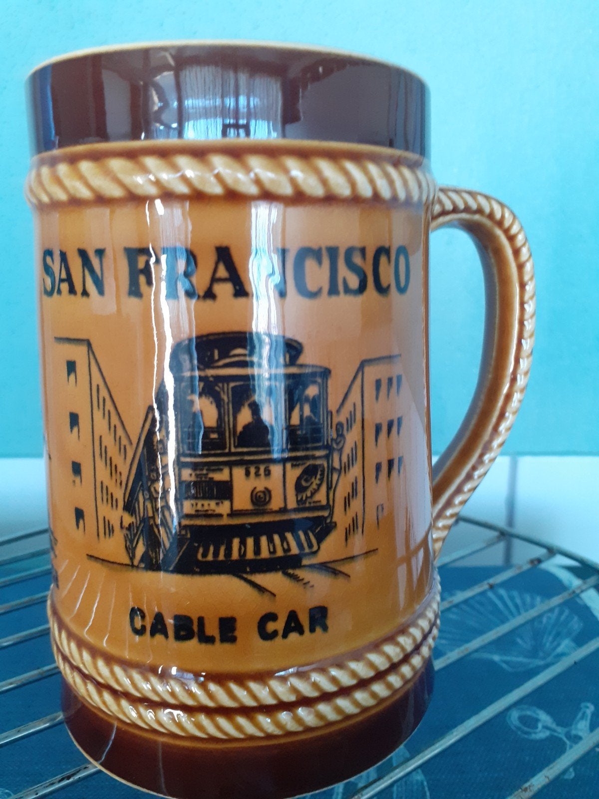 Vintage San Francisco Bierpul - Chinatown & Cable Car, Ophalen of Verzenden