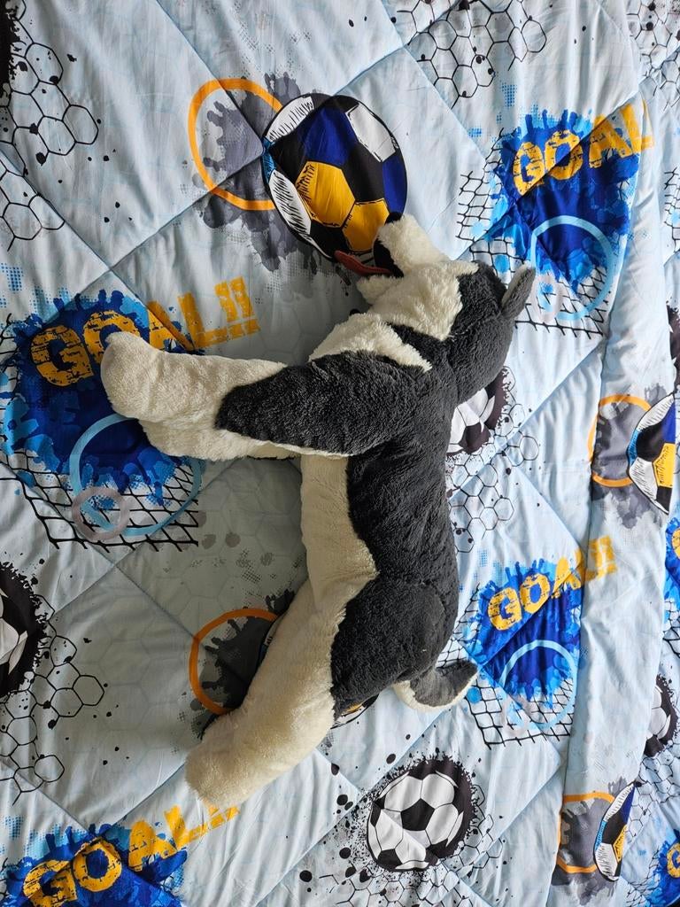 IKEA LIVLIG pluchen husky hond 57 cm, Ophalen