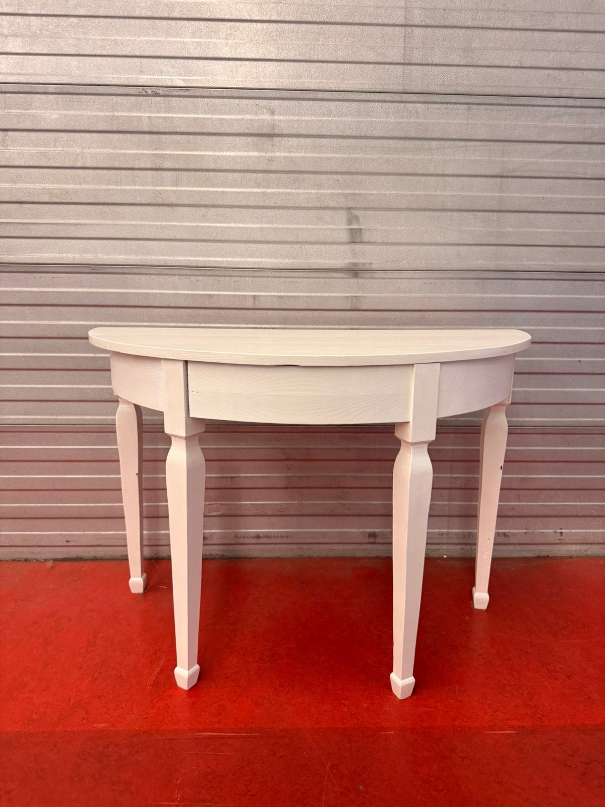 Sidetable halfrond wit, Antiek en Kunst, Ophalen