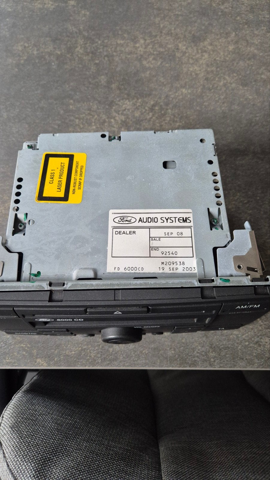 ford auto radio 6000cd, Auto diversen, Ophalen, Gebruikt