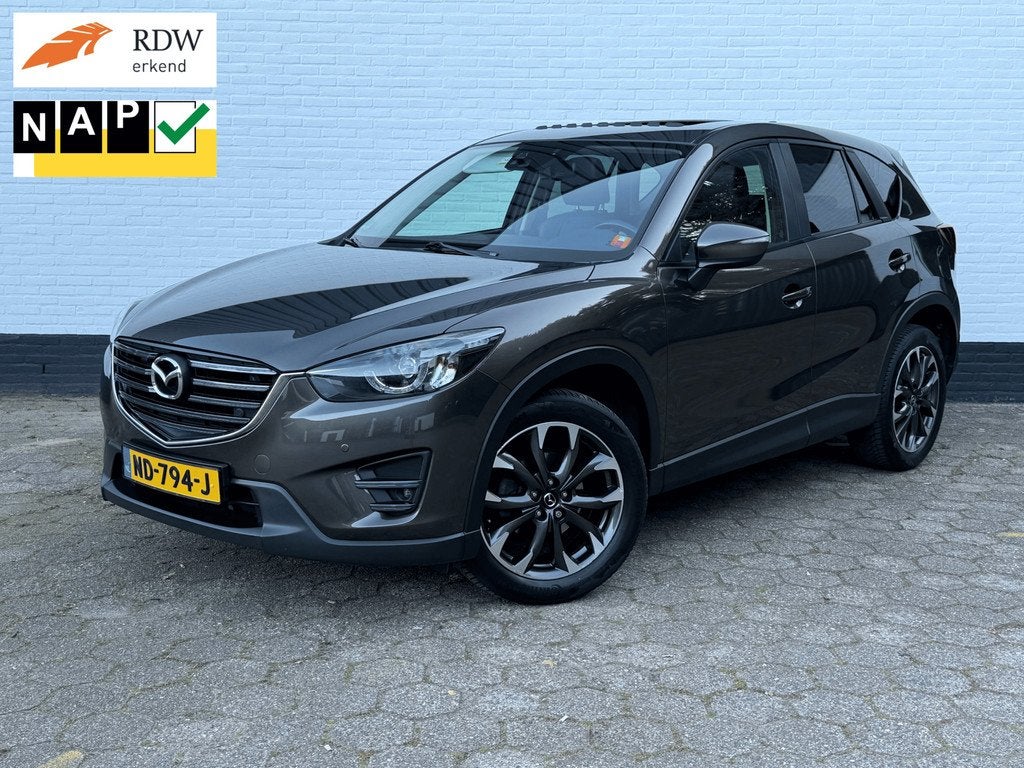 Mazda CX-5 2.0 SkyActiv-G 160 GT-M LEDER l SCHUIFDAK l TREKH, Auto's, Automaat, 1998 cc, 4 cilinders, Bruin
