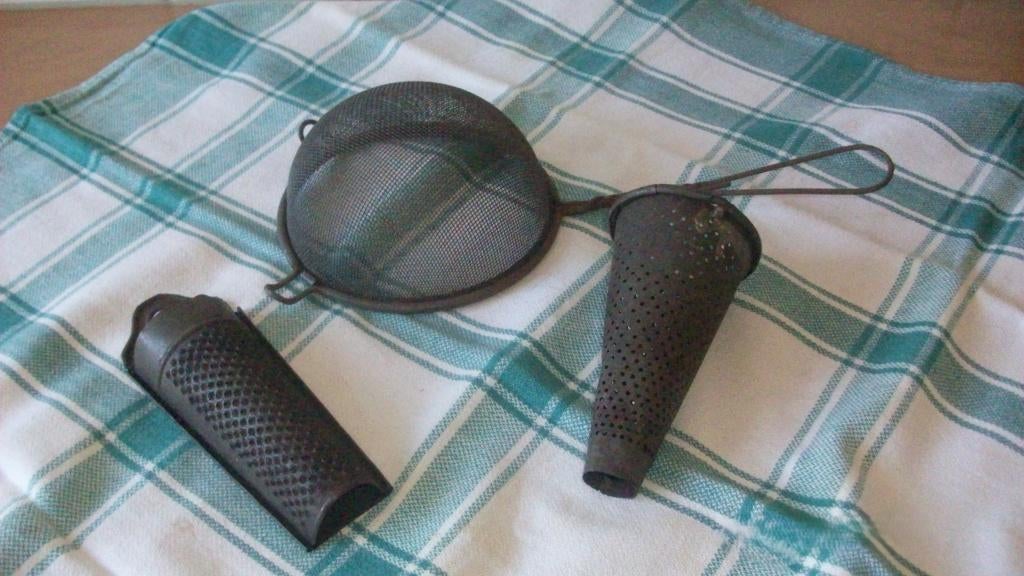 Antieke set keukengerei 3-delig, Ophalen of Verzenden