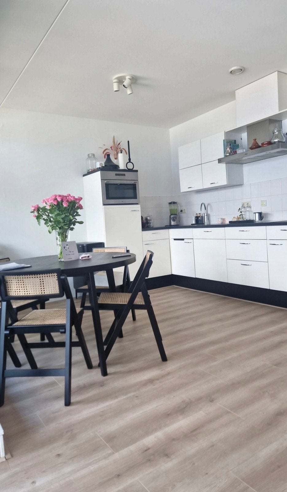Laminaatvloer beige/bruin, ca. 70 m², zelf verwijderen, Ophalen, Gebruikt, 50 tot 150 cm, 10 m² of meer