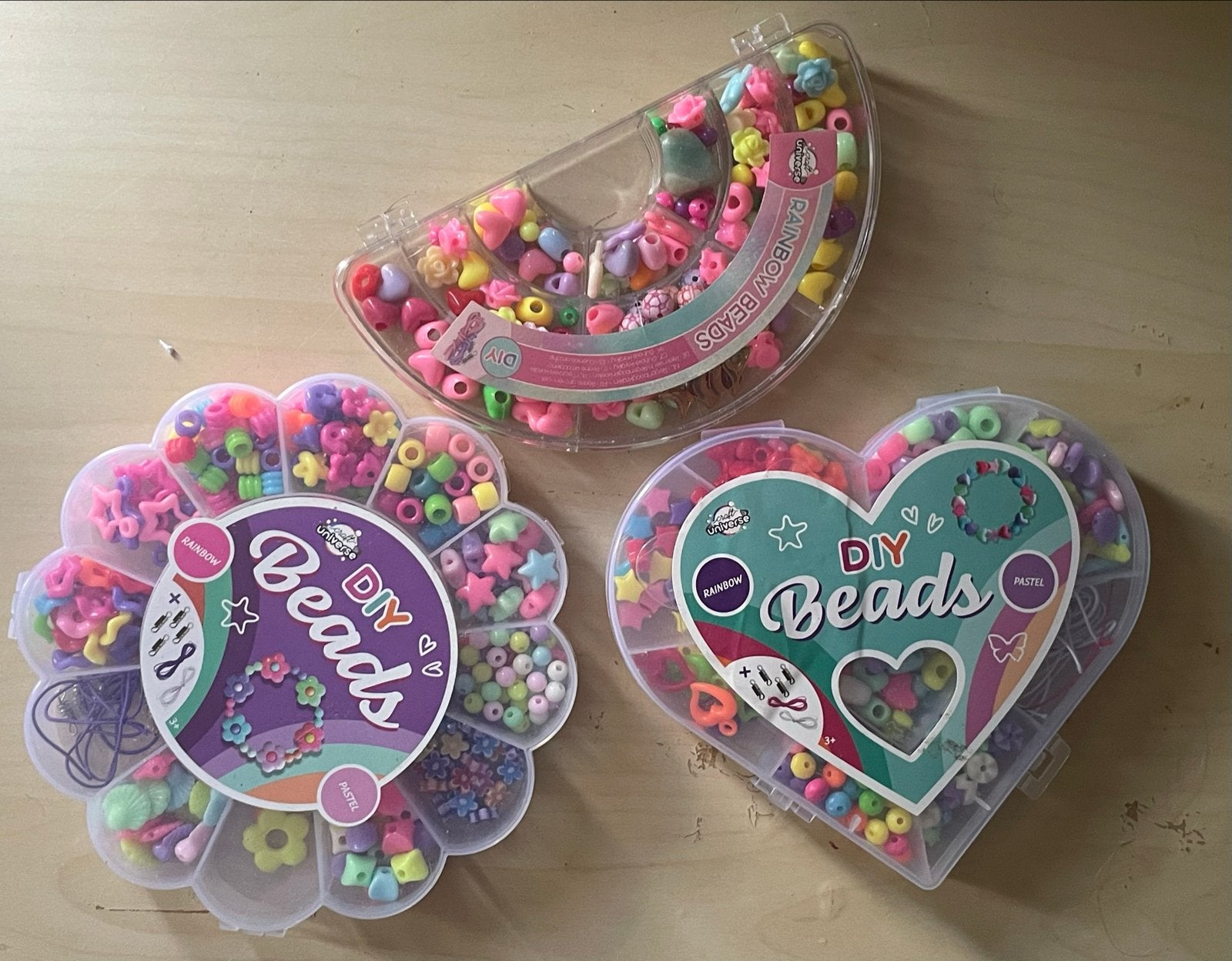 DIY Kralen Set - 3 Dozen met Diverse Kralen, Ophalen of Verzenden, Nieuw, Kraal