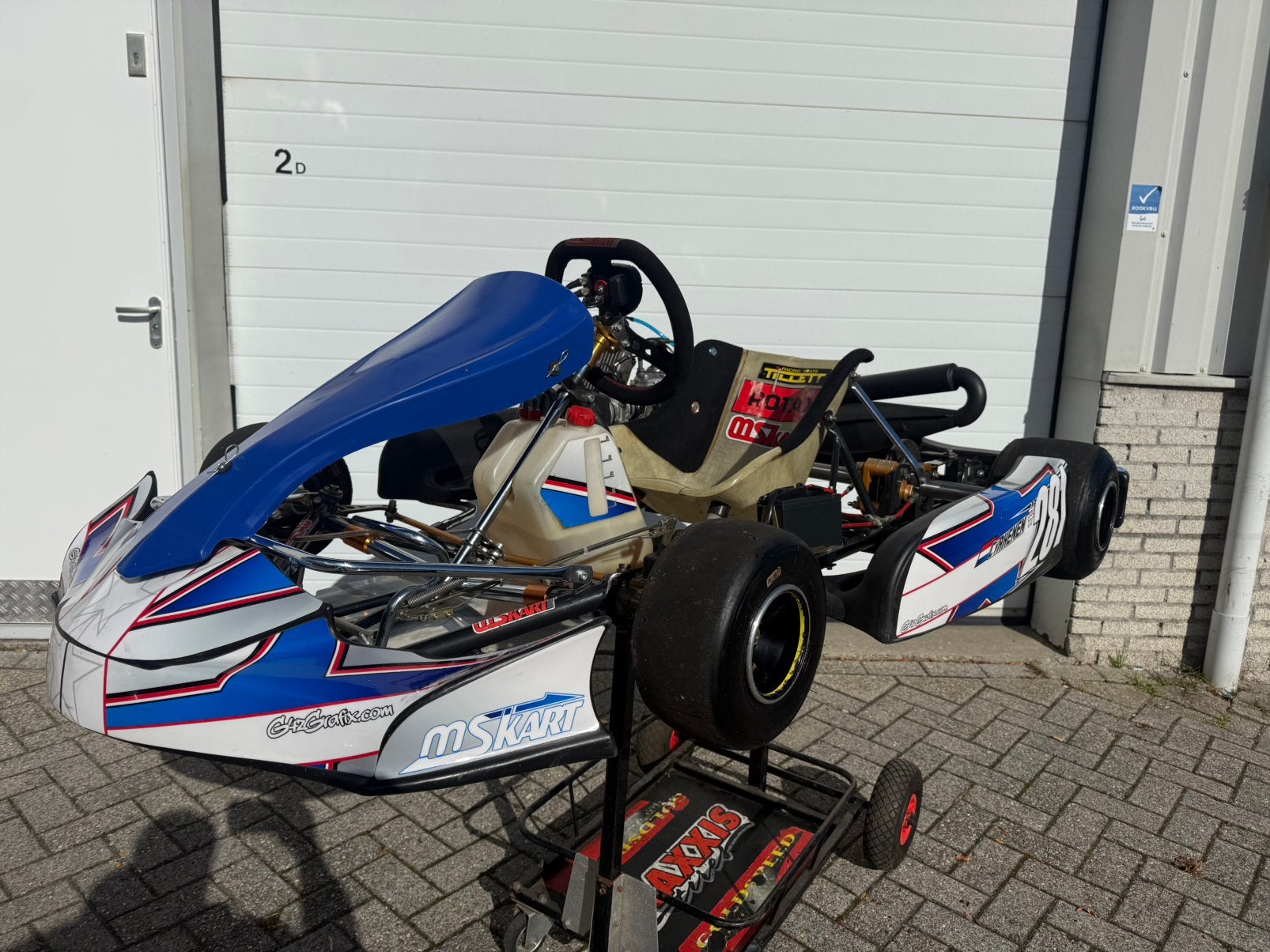 Rotax max senior 125cc | alfano| zeer netjes | ms kart, Ophalen, Zo goed als nieuw, Kart