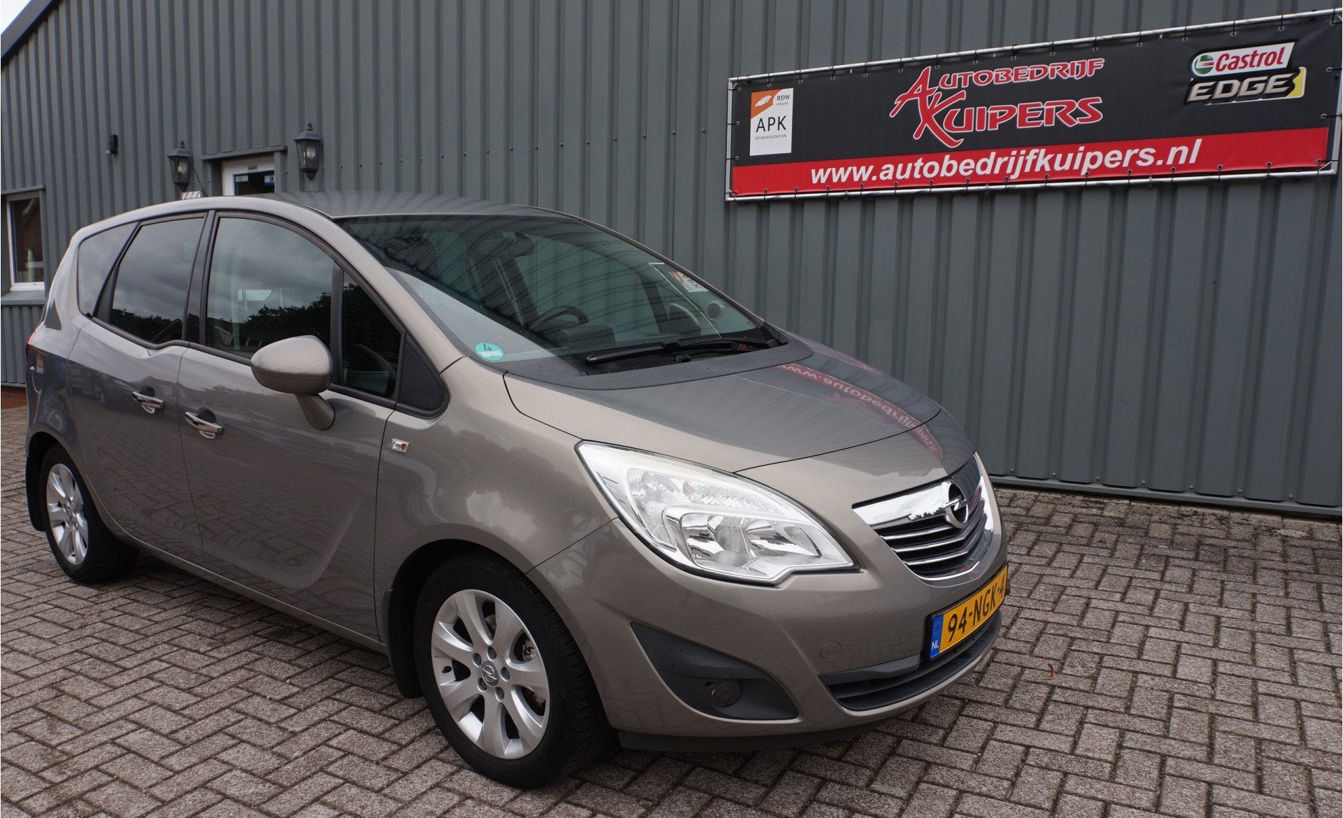 Opel Meriva 1.4 Turbo Cosmo Navi.Clima.Cruise.Lm.velgen.Trek, Voorwielaandrijving, Euro 5, Gebruikt, 4 cilinders