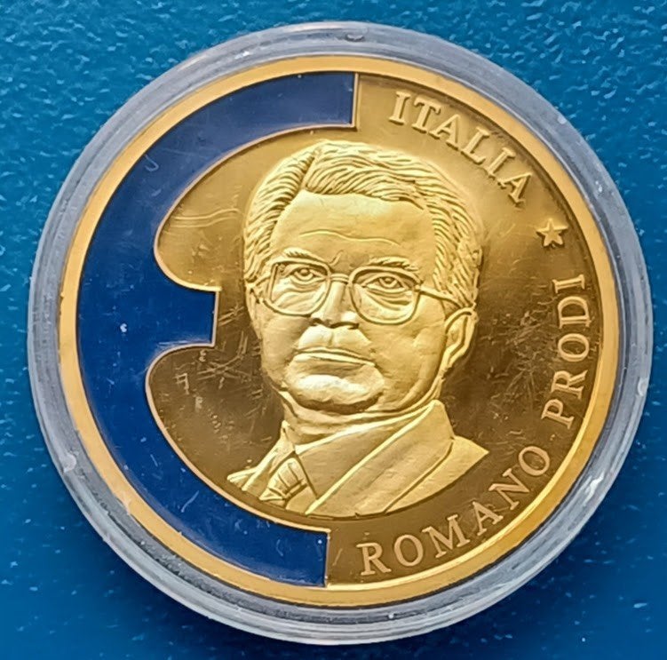 Europa ECU 1998 "Italia Romano Prodi", Postzegels en Munten, Verzenden, Overige materialen, Nederland