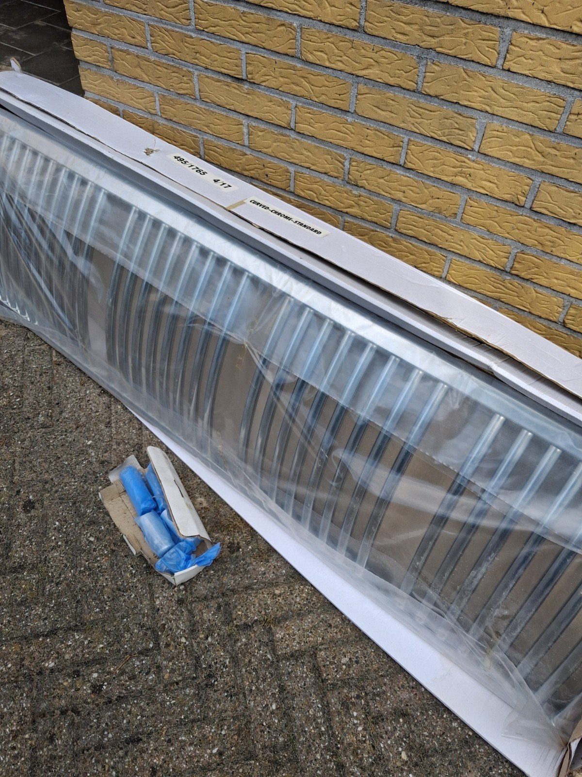 Radiator curved chrome, Ophalen, Radiator, Nieuw, 60 tot 150 cm