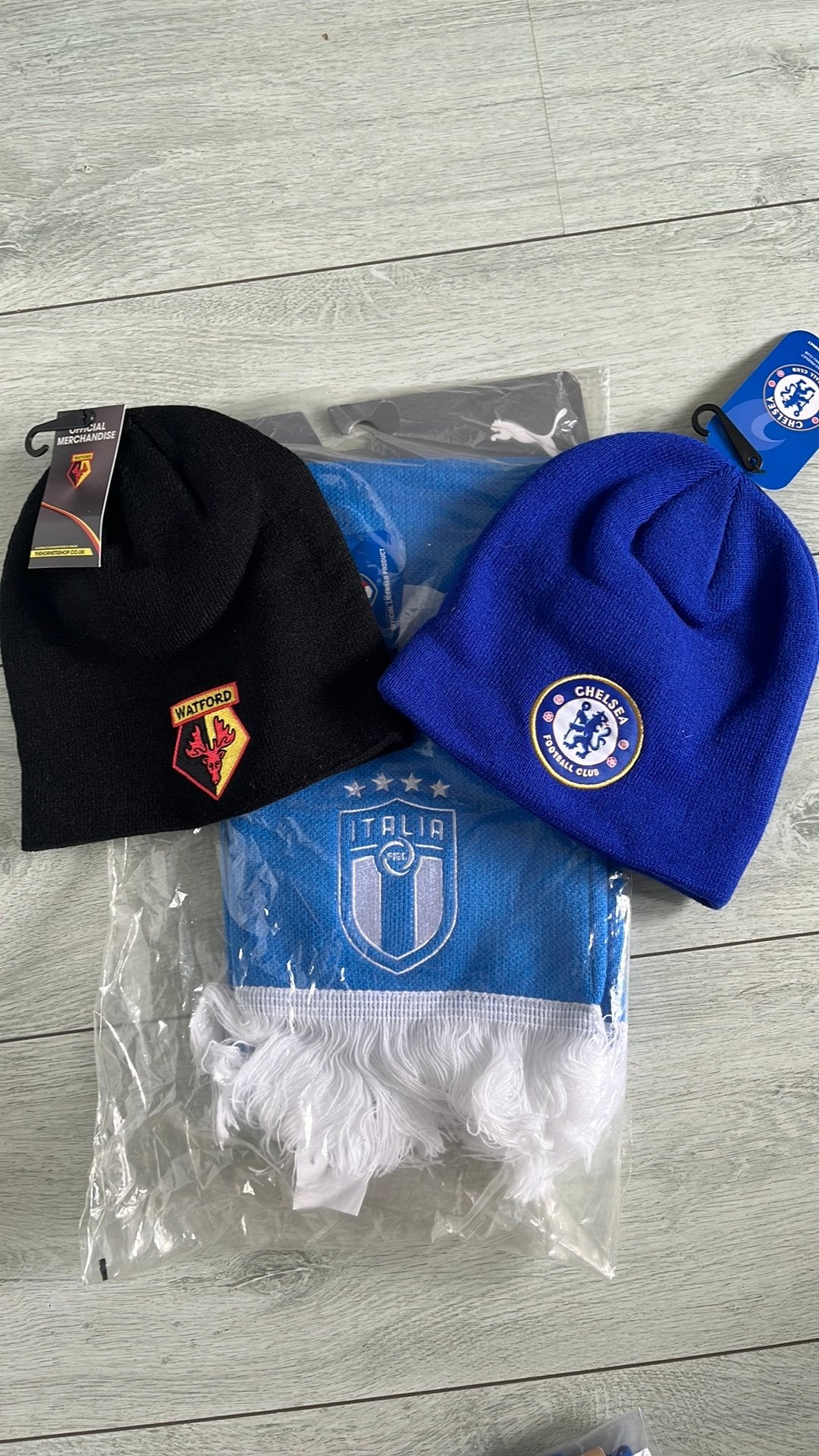 Voetbal sjaal en musten, Tuin en Terras, Ophalen of Verzenden, Zo goed als nieuw