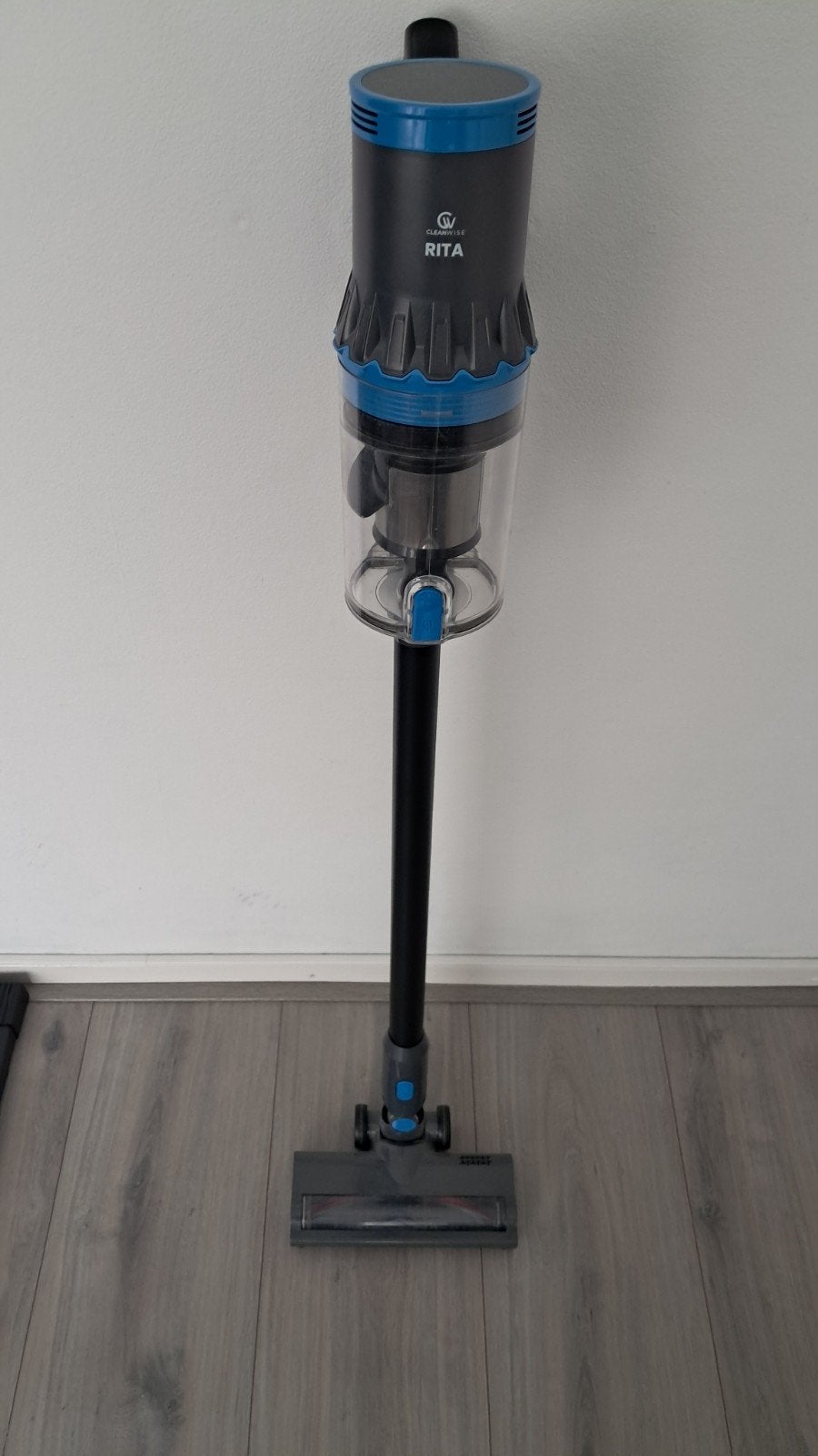 CleanWise Rita Steelstofzuiger met 2 accu's en accessoires, Overige merken, Ophalen of Verzenden, Zo goed als nieuw, Geschikt voor tapijt
