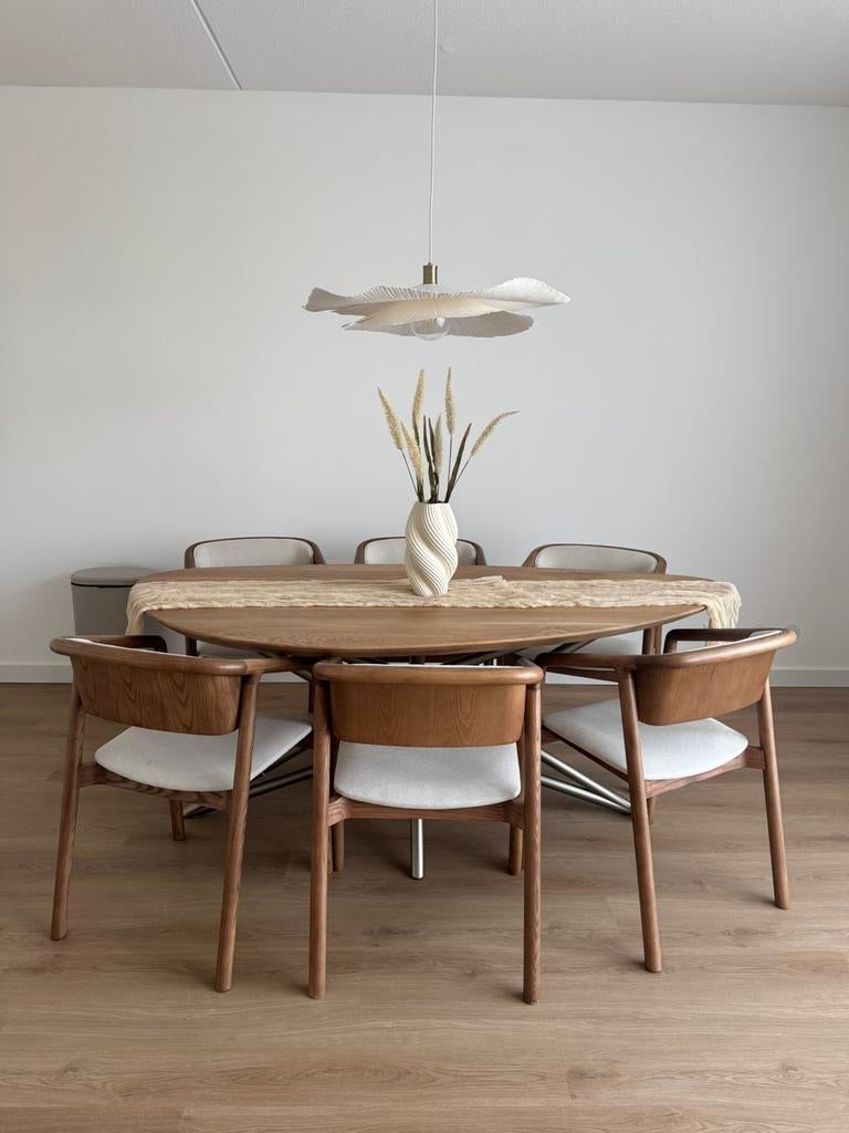 Eettafel (200cm), Ophalen, Eikenhout, 200 cm of meer, 50 tot 100 cm