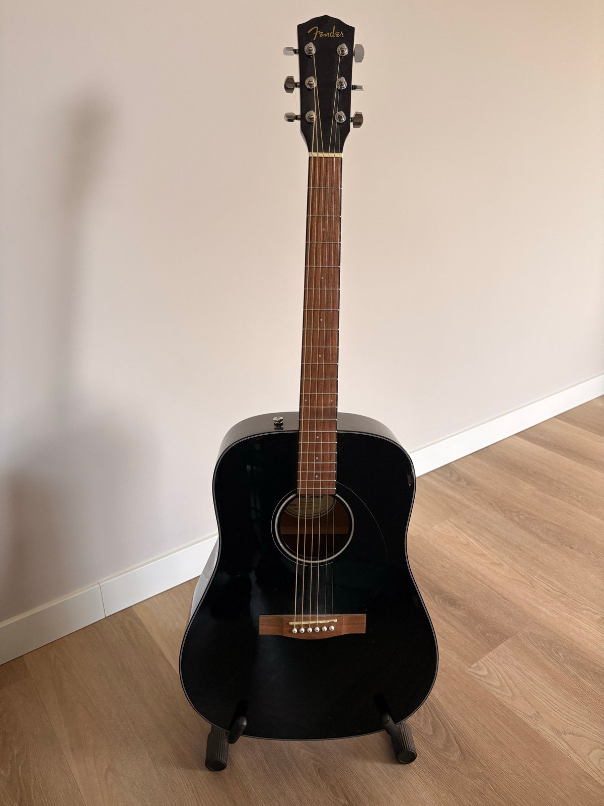 Fender CD-60S/BLK Western gitaar met accessoires