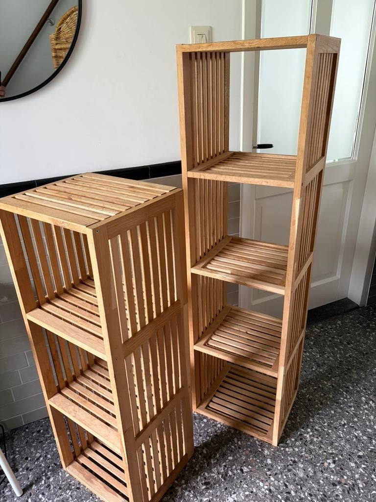 3 stuks houten wandmeubel, Huis en Inrichting, Ophalen, (Half)hoge kast, Minder dan 50 cm, 100 tot 150 cm