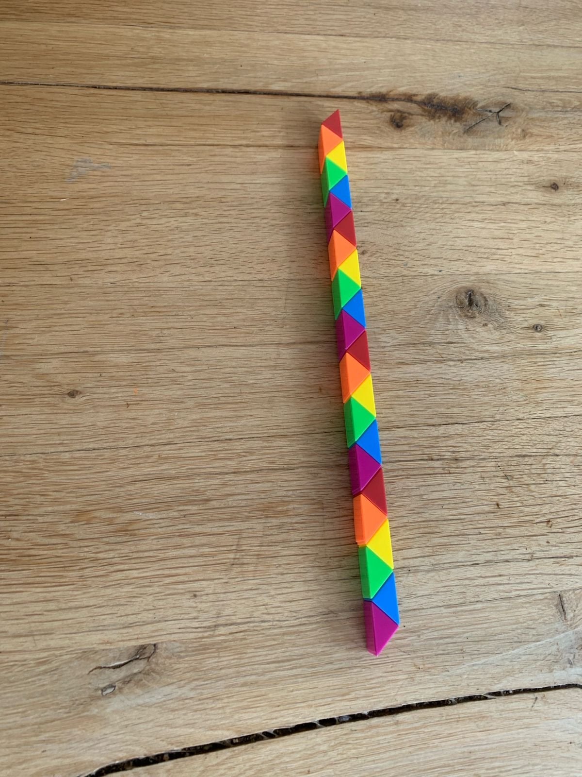 Rubik's Snake / Magische Slang - Regenboogkleuren, Ophalen, Zo goed als nieuw, Jongen of Meisje