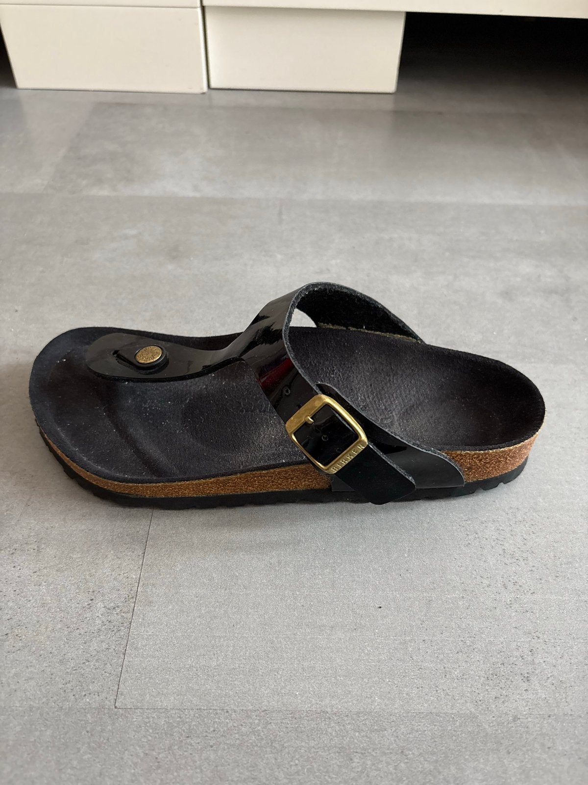 Slippers Birkenstock 38, Slippers, Verzenden, Zwart, Gedragen