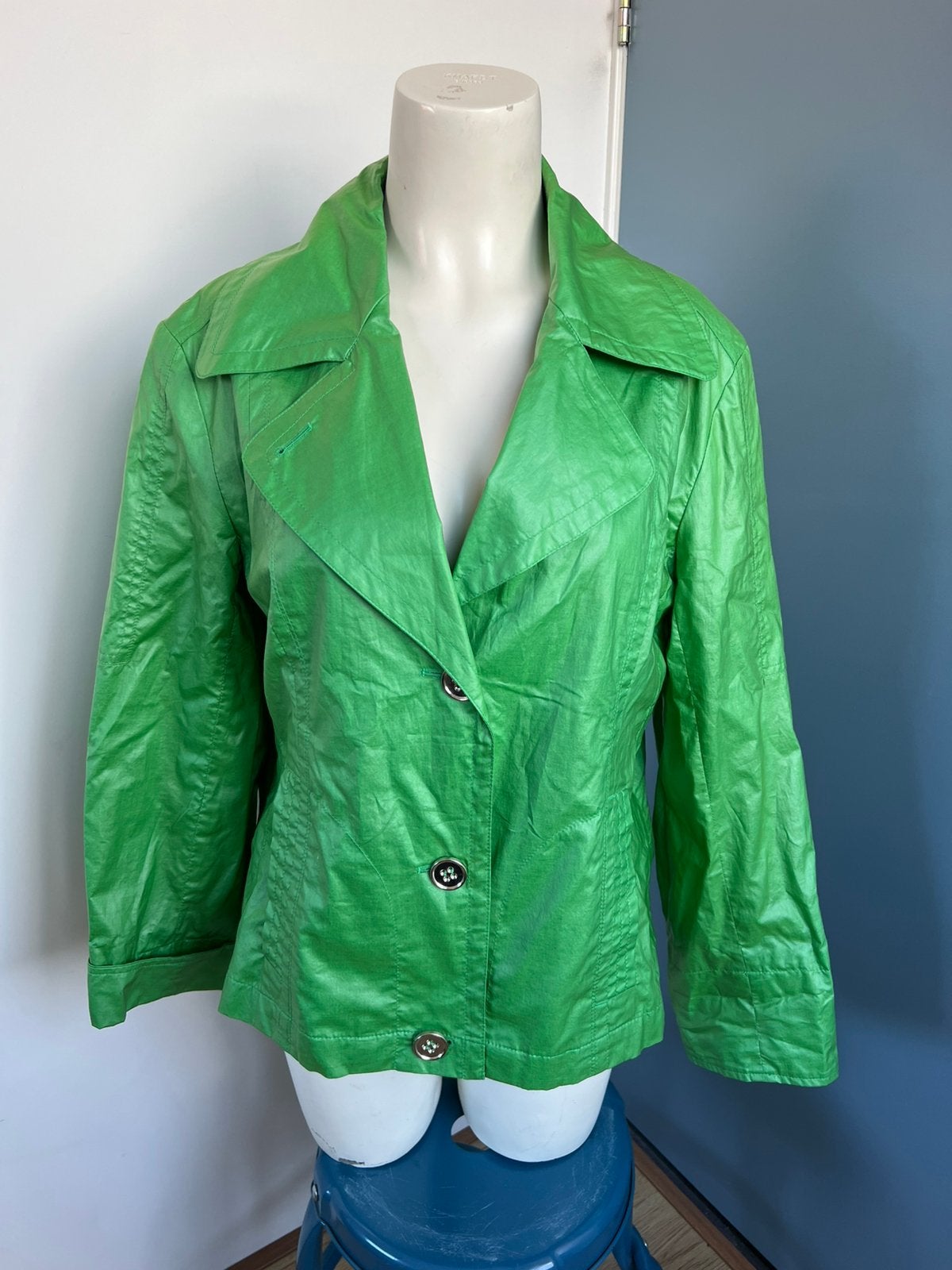 Samoon groen jasje blazer zomerjas 42, Maat 42/44 (L), Ophalen of Verzenden, Zo goed als nieuw, X