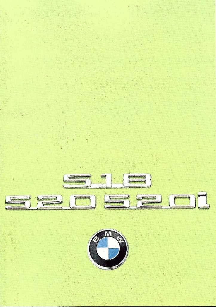 Brochure BMW 5 serie 1975, Ophalen of Verzenden, Gelezen, BMW